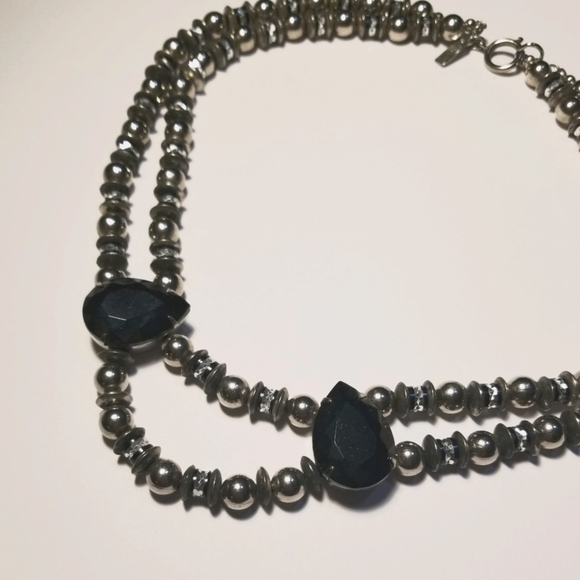 Designer signed PAULINE RADER Vintage Statement Necklace - Picture 4 of 8